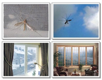 Cửa lưới inox Hòa Phát cố định