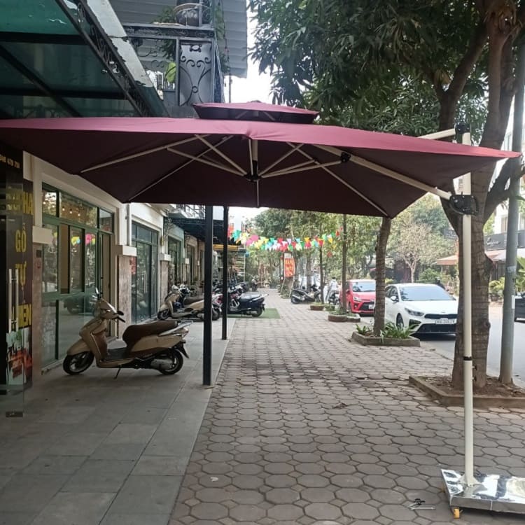 Dù hòa phát lệch tâm hệ nâng hạ